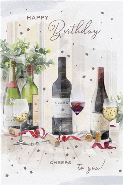 ICG Wine Birthday Card*