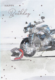 ICG Motorbike Birthday Card*