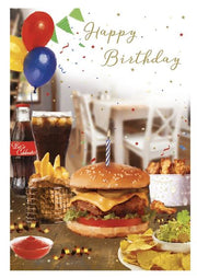 ICG Hamburger Birthday Card*