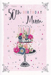 ICG Mum 50th Birthday Card