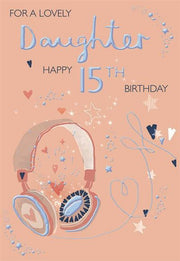 ICG Daughter 15th Birthday Card