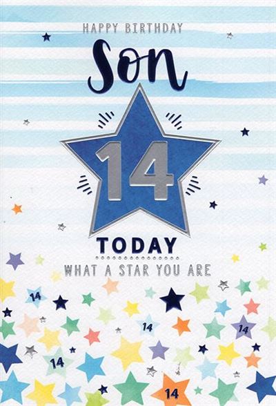 ICG Son 14th Birthday Card – Burnell's Gifts