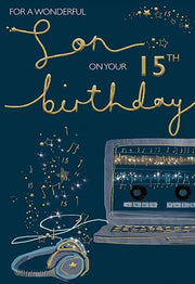 ICG Son 15th Birthday Card