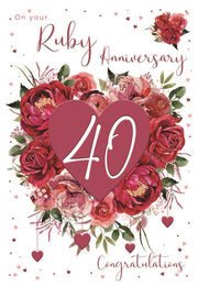 ICG Your Ruby Anniversary Card*