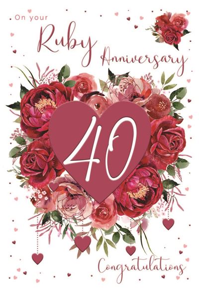 ICG Your Ruby Anniversary Card*