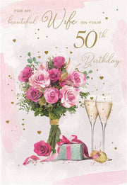 ICG Wife 50th Birthday Card*