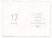 ICG Daughter 17th Birthday Card