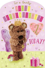 ICG Great Granddaughter 2nd Birthday Card