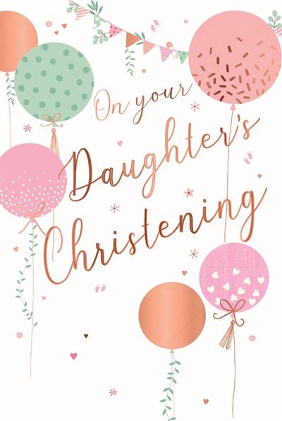 Nigel Quiney Christening Day Card