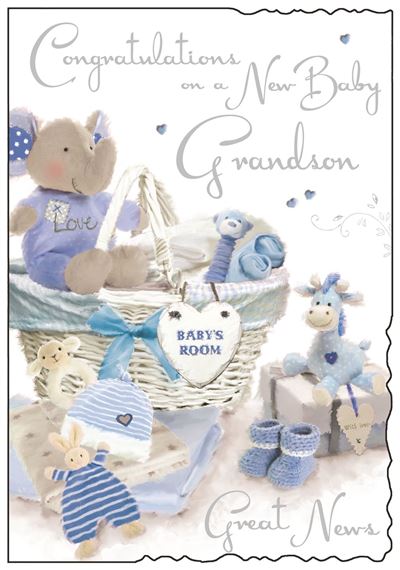 Jonny Javelin Congratulations on your New Grandson Card