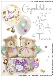 Jonny Javelin Birth of Twins Card