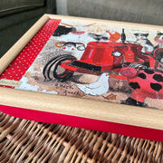 Alex Clark Big Red Lap Tray