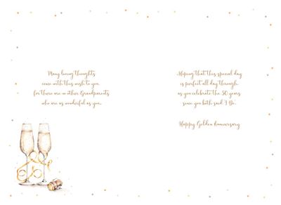 ICG Grandparents Golden Anniversary Card*