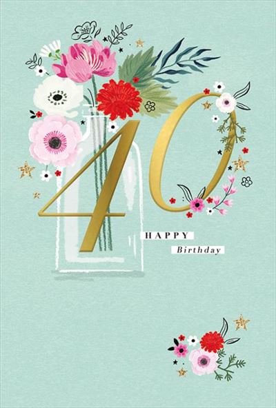 Nigel Quiney 40th Birthday Card