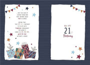 ICG Grandson 21st Birthday Card