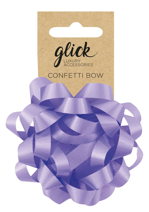 Glick Lilac Confetti Bow*