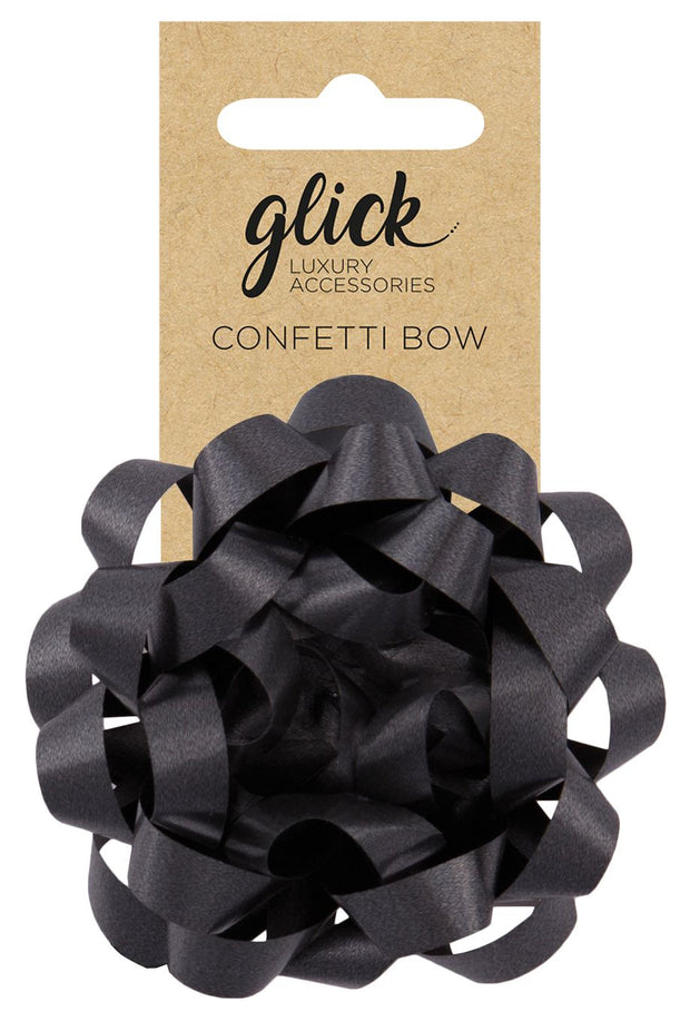 Glick Black Confetti Bow*