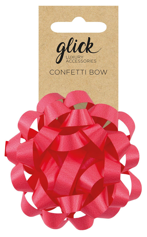 Glick Red Confetti Bow*