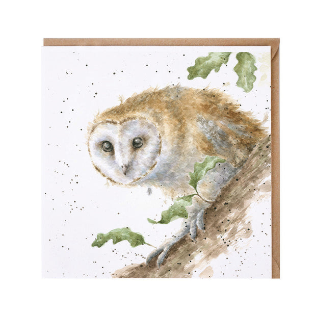 Wrendale "Moonlight" Owl Blank Card*