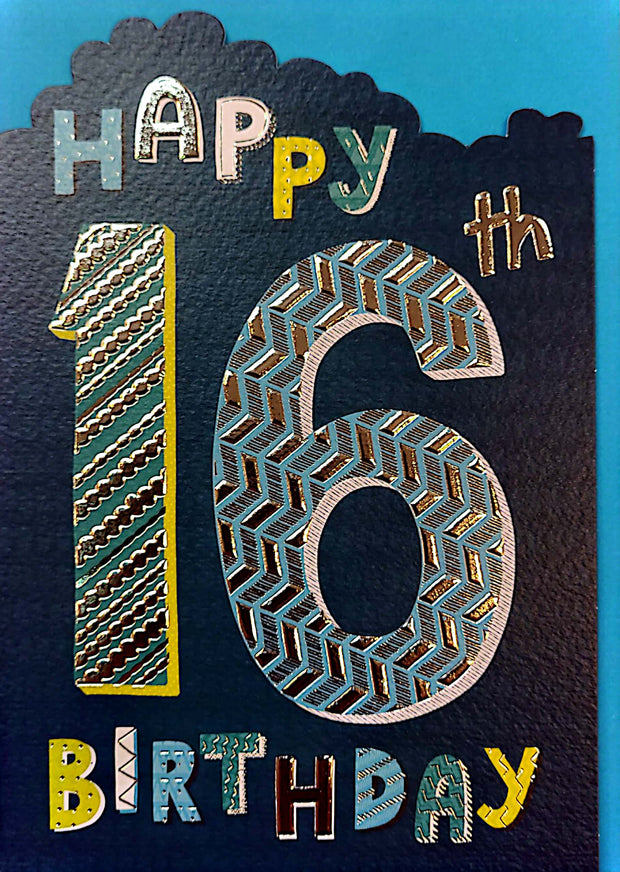 Noel Tatt 16th Birthday Card*