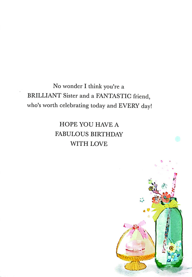 Words & Wishes Sister Birthday Card*