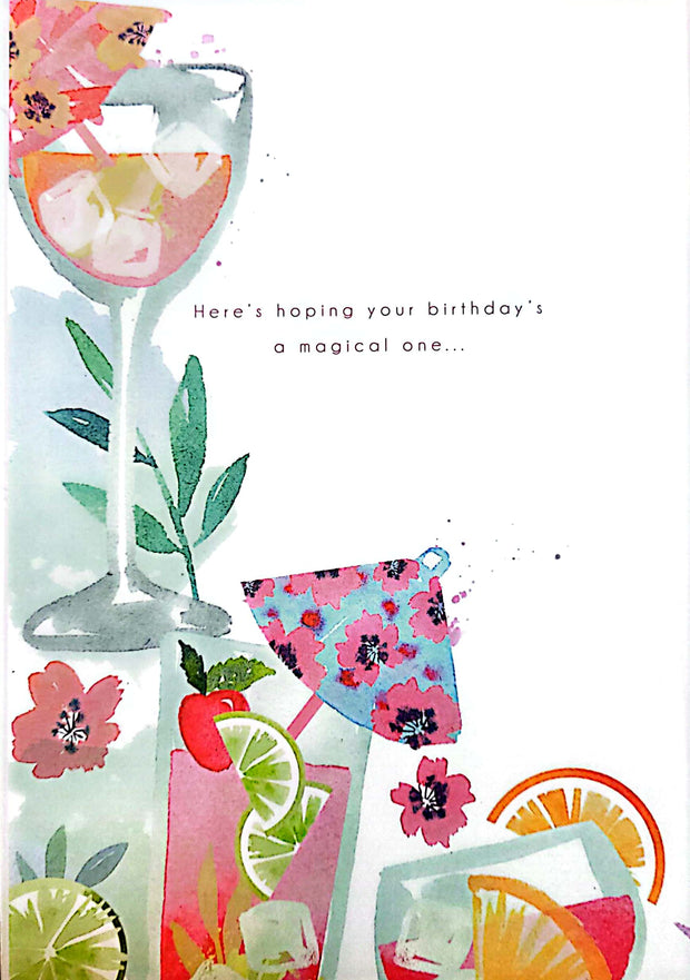 Words & Wishes Sister Birthday Card