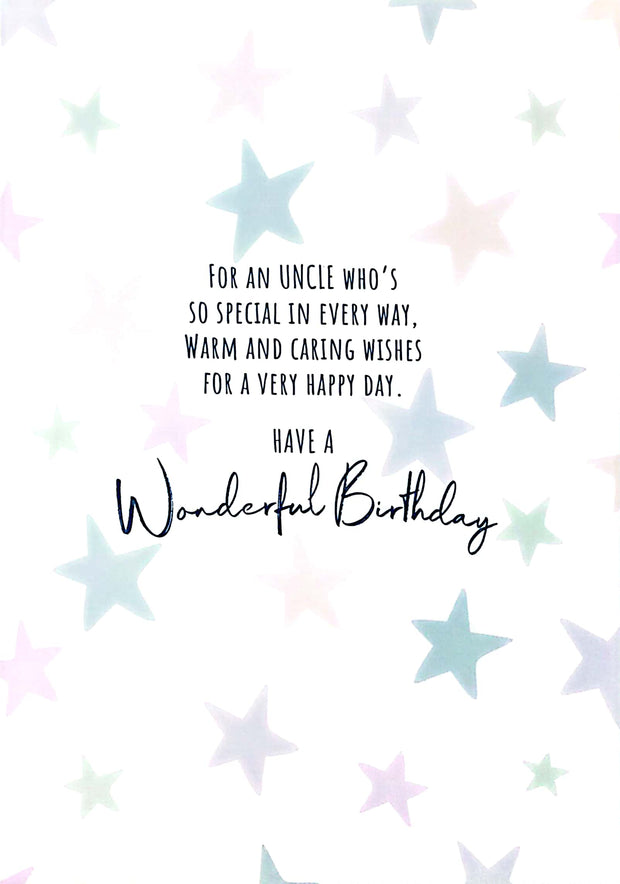 Words & Wishes Uncle Birthday Card*