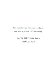 Words N Wishes Son Birthday Card*