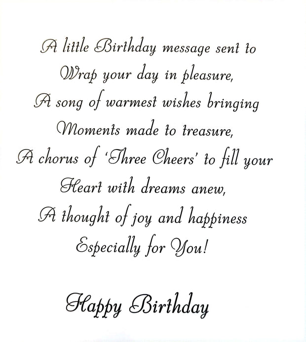 Jonny Javelin Especially For You Birthday Card*