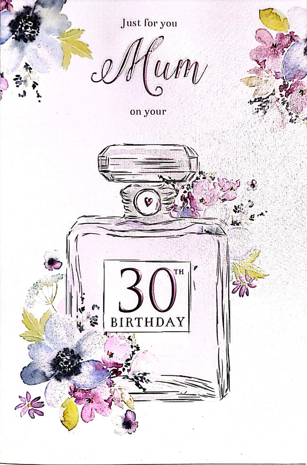 ICG Mum 30th Birthday Card