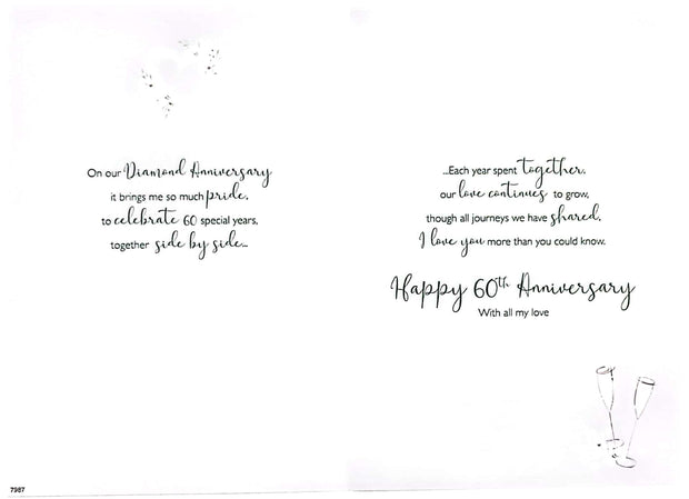 ICG Husband Diamond Anniversary Card*