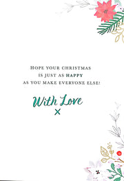 Hallmark Mum & Partner Christmas Card