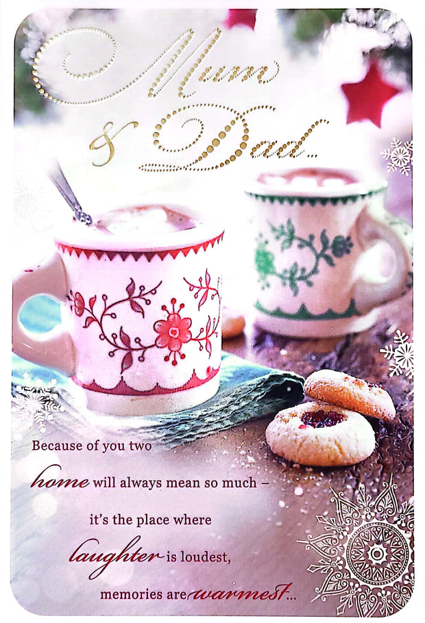 Hallmark Mum & Dad Christmas Card