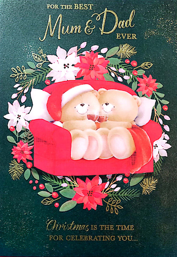 Hallmark Mum & Dad Christmas Card