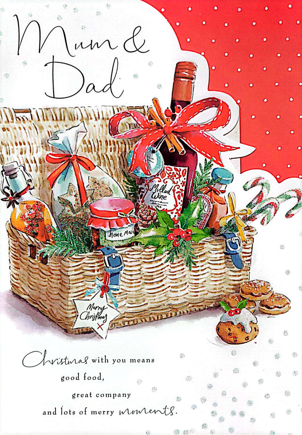 Hallmark Mum & Dad Christmas Card