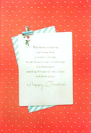 Hallmark Mum & Dad Christmas Card