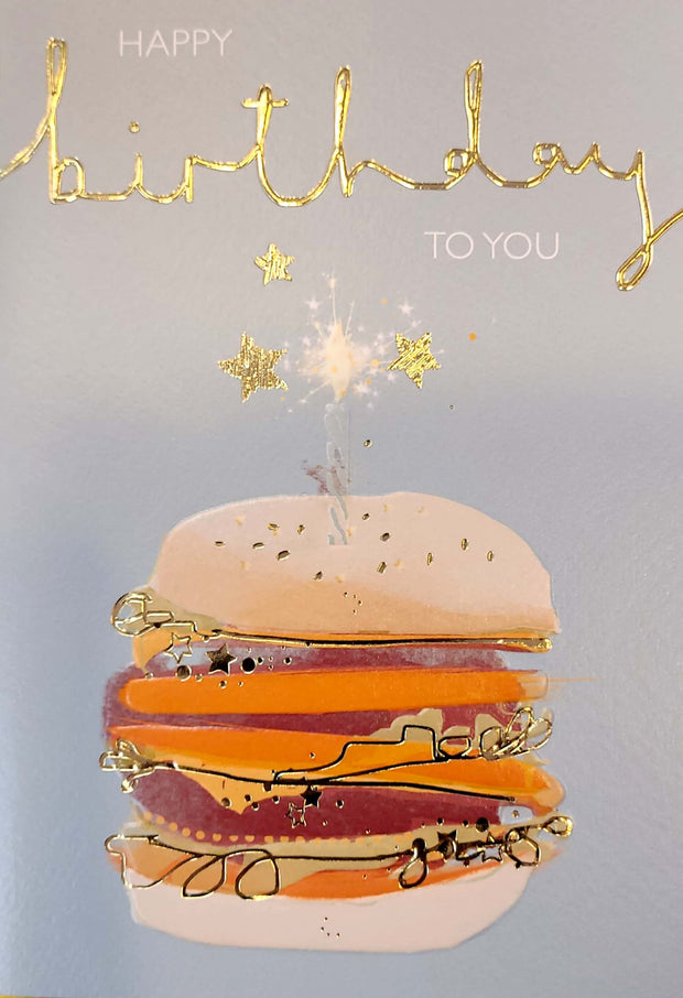 ICG Hamburger Birthday Card*