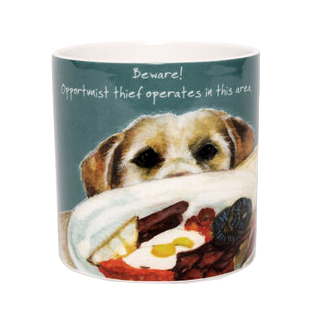 Little Dog Laughed "Opportunist" Mug