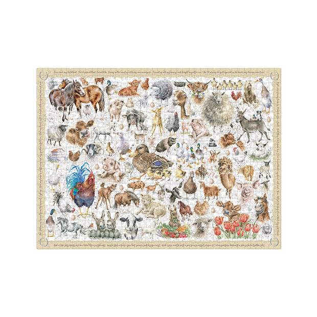 Wrendale Farmyard Friends Jigsaw