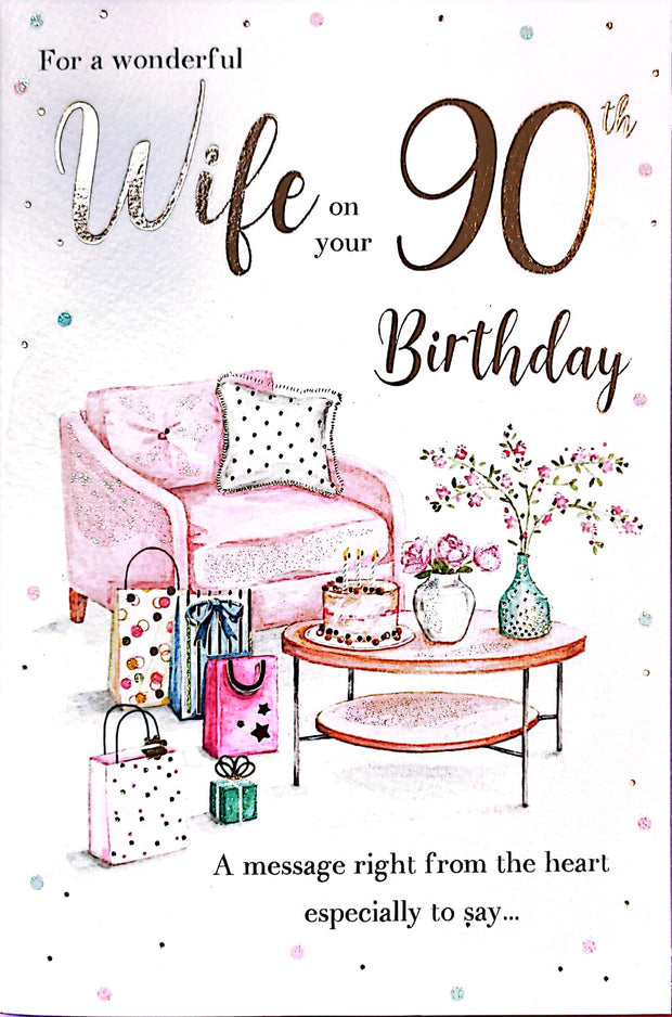 ICG Wife 90th Birthday Card*