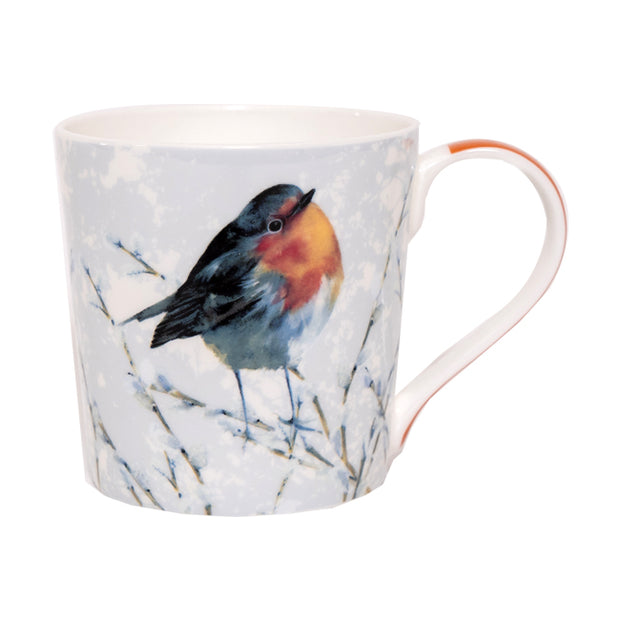 Little Dog Laughed Robin Mug