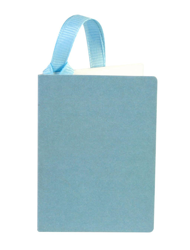 Glick Baby Blue Pearl Gift Tag*