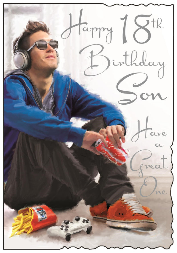 Jonny Javelin Son 18th Birthday Card