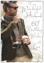 Jonny Javelin Husband 60th Birthday Card*