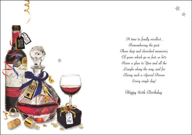 Jonny Javelin 80th Birthday Card*