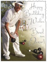 Jonny Javelin Crown Green Bowling Birthday Card*