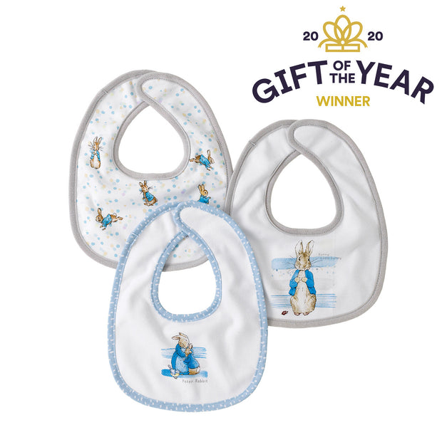 Enesco Peter Rabbit Bib (pack of 3)