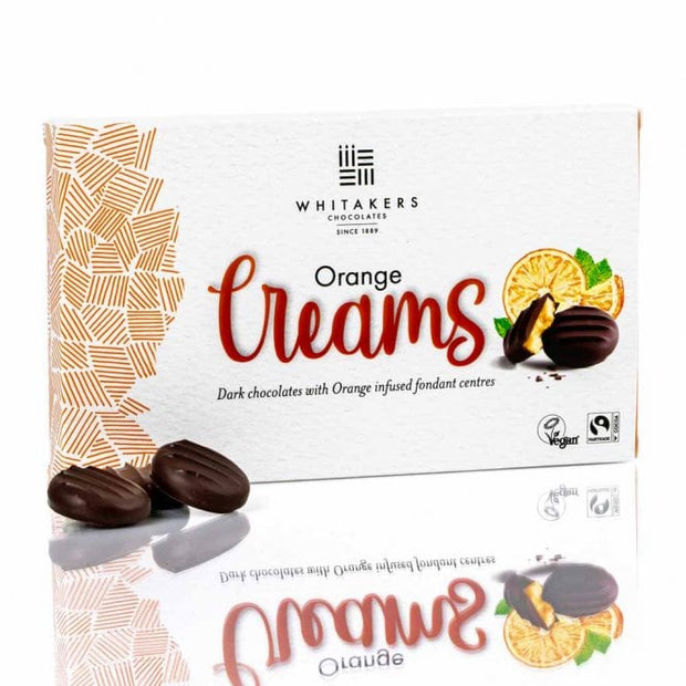 Whitakers Dark Chocolate Orange Creams Box 150g